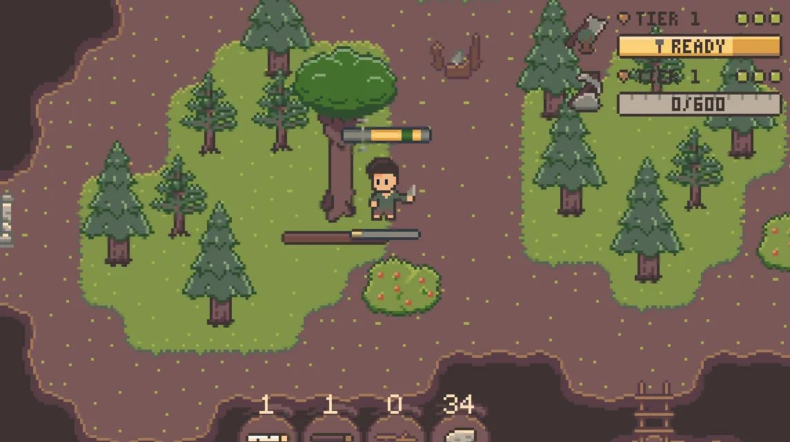 冷門精選：Skillwood Steam 免費玩：斬木挖石 incremental 放鬆循環