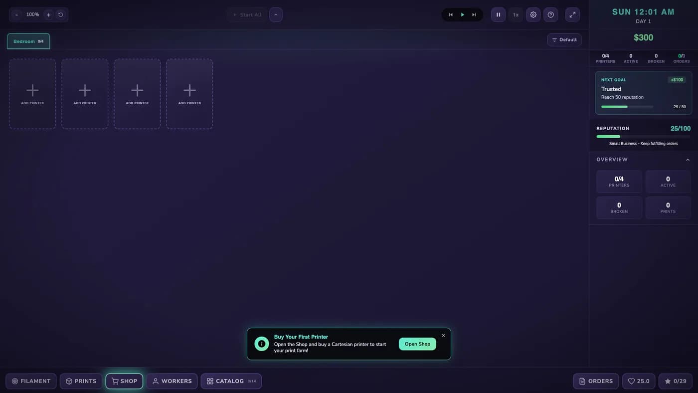 冷門精選：3D Printer Manager Steam 暫時免費，79篇大多好評值唔值得玩？