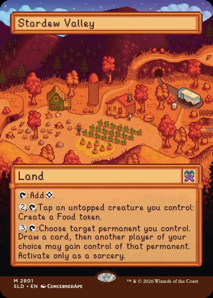 Stardew Valley × MTG Secret Lair 香港時間:7月28日00:00開賣,三套卡點揀?