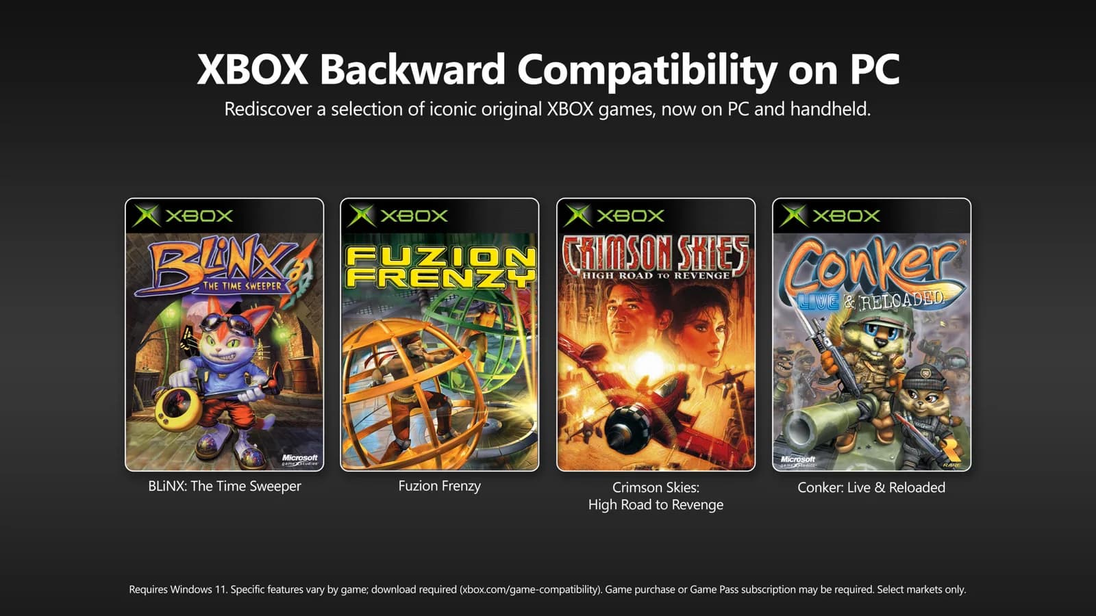 Xbox 向下兼容登陸 PC:首批4款、舊數碼版沿用,Game Pass 點玩?