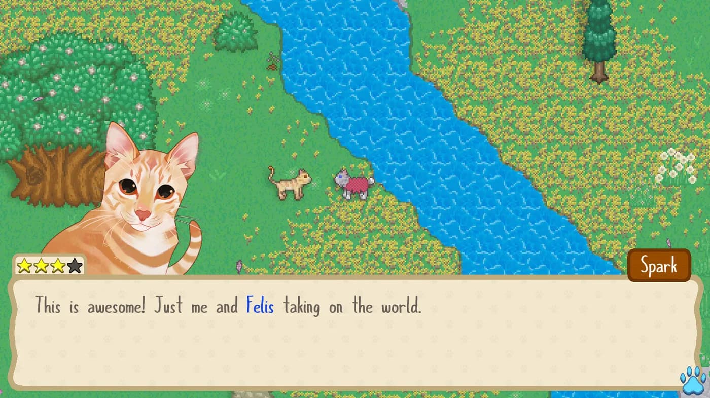 冷門精選:Cattails Wildwood Story Steam HK$30,-76% 貓群落生活 RPG 值唔值?