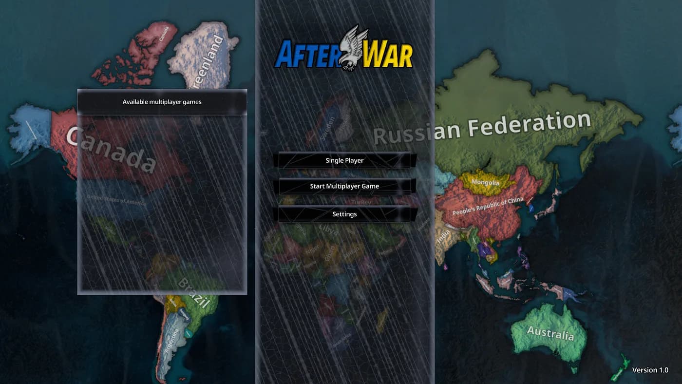 冷門精選:AfterWar Steam 新策略遊戲,港區 HK$124.80(-20%)