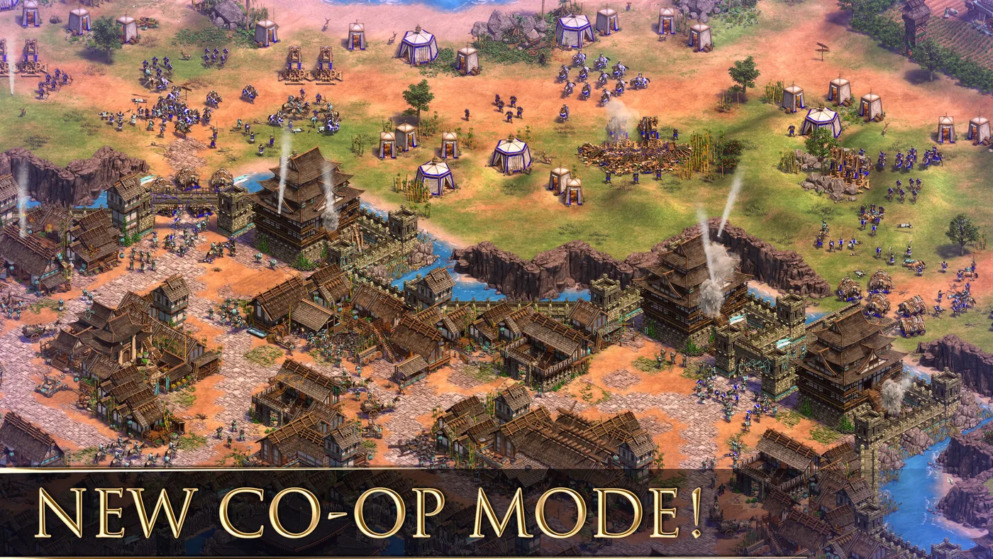 Age of Empires II DE 戰鬥畫面