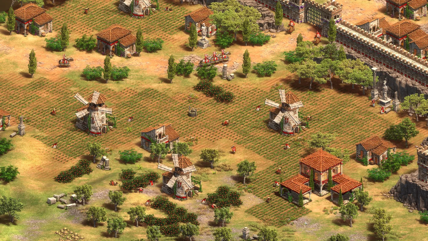Age of Empires II DE 地圖畫面