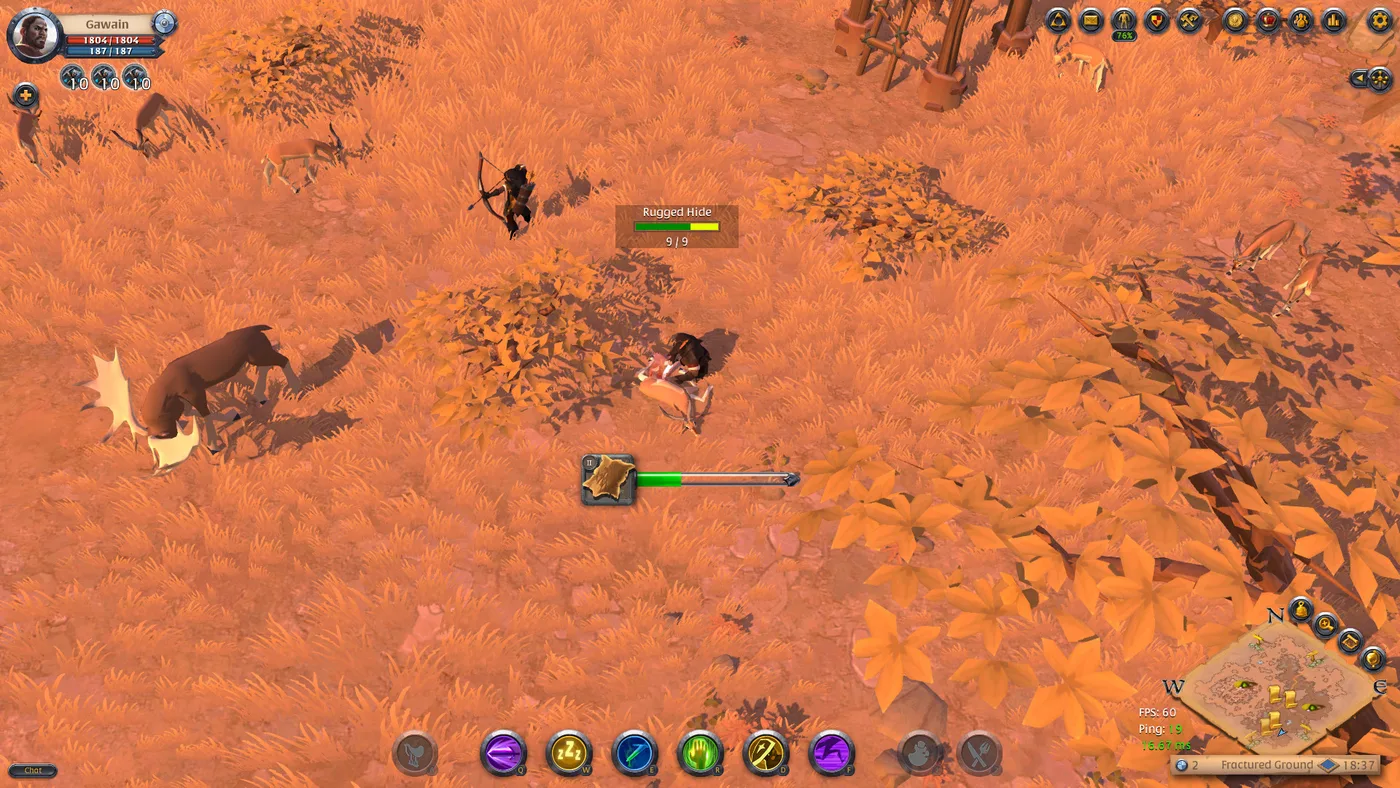 Albion Online 裝備與製作畫面
