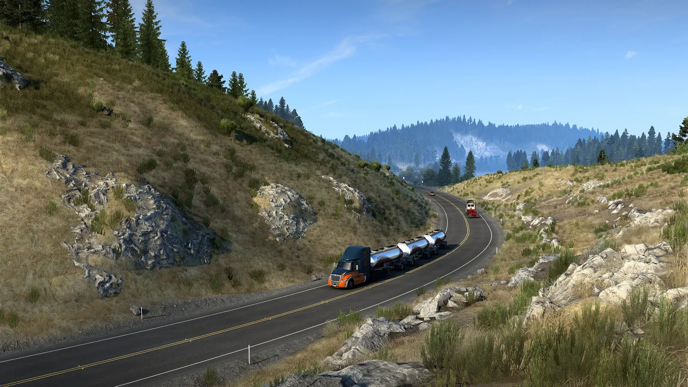 American Truck Simulator 夜間行車