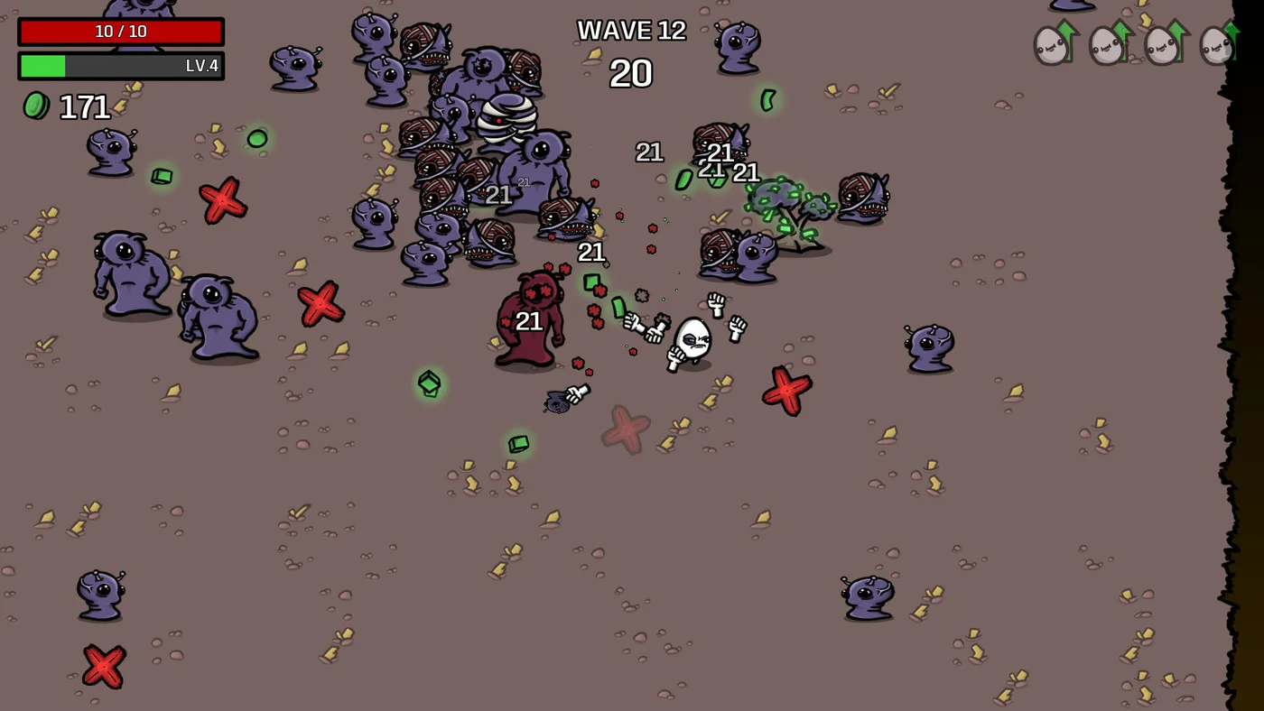 Brotato 角色與武器 build