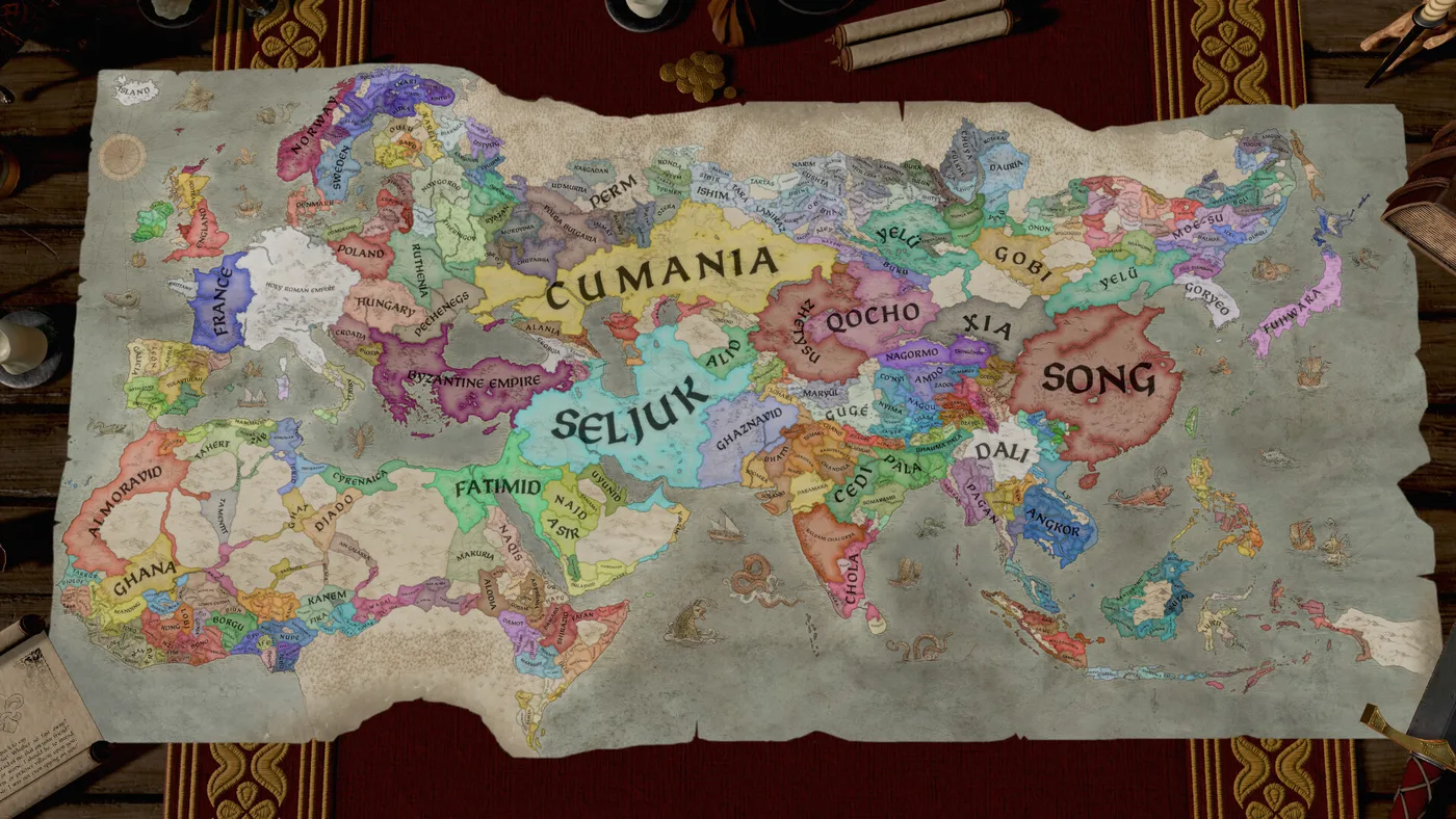 Crusader Kings III 地圖畫面