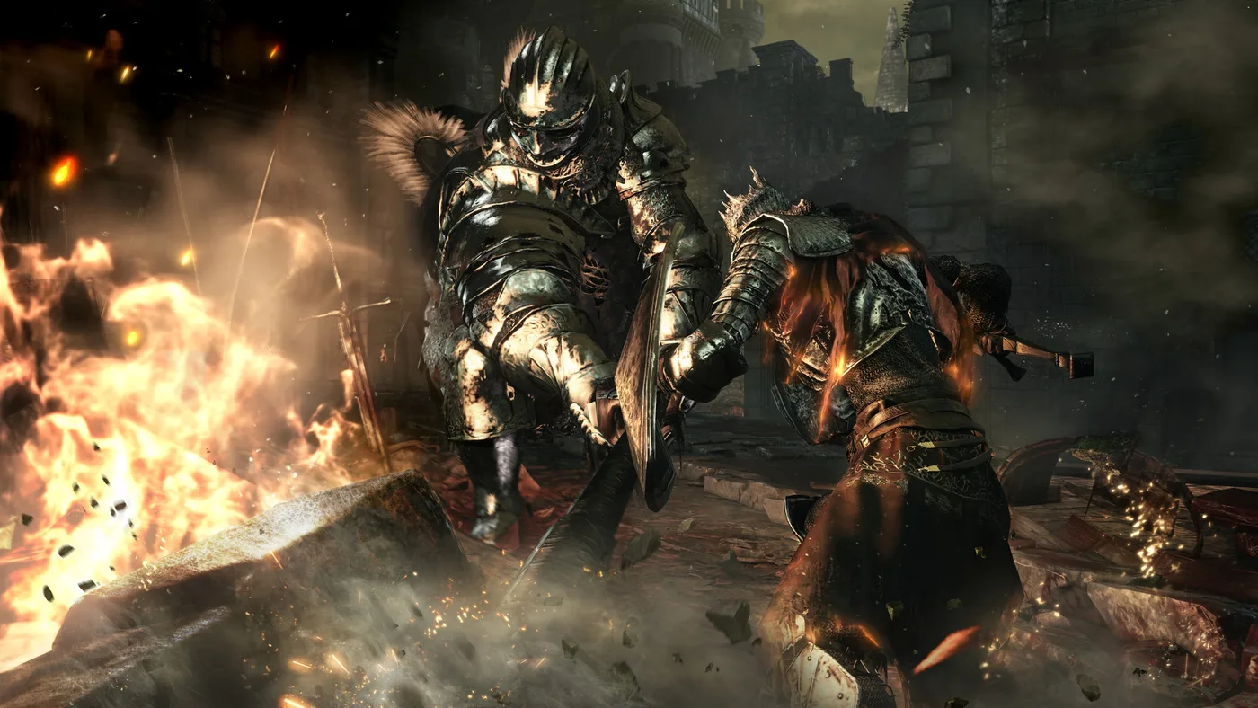 DARK SOULS III boss 戰與近戰動作
