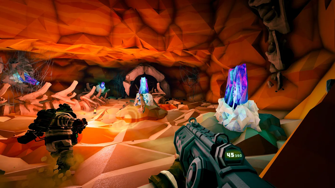 Deep Rock Galactic 蟲潮戰鬥和重火力