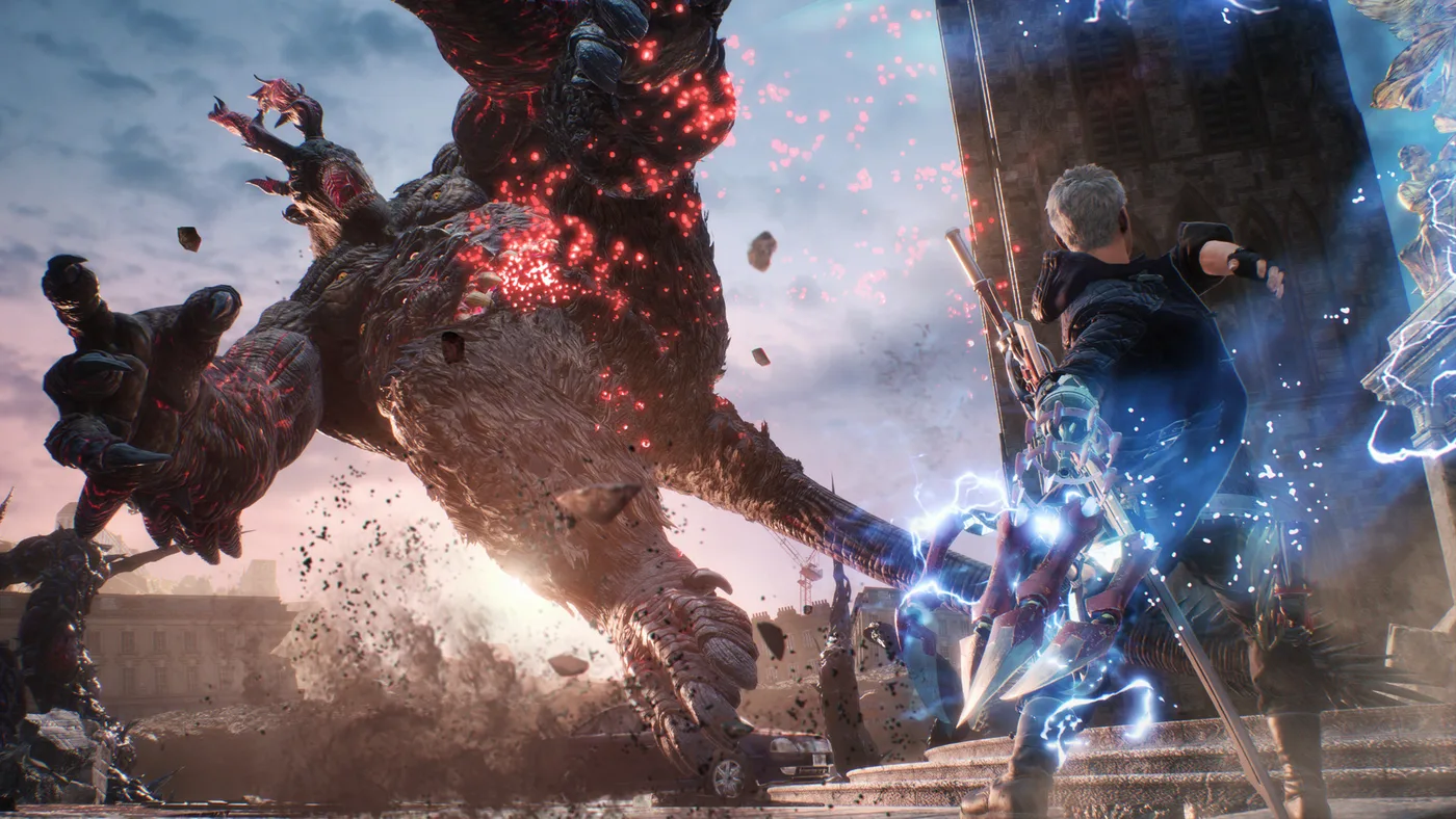 Devil May Cry 5 boss 戰與華麗特效