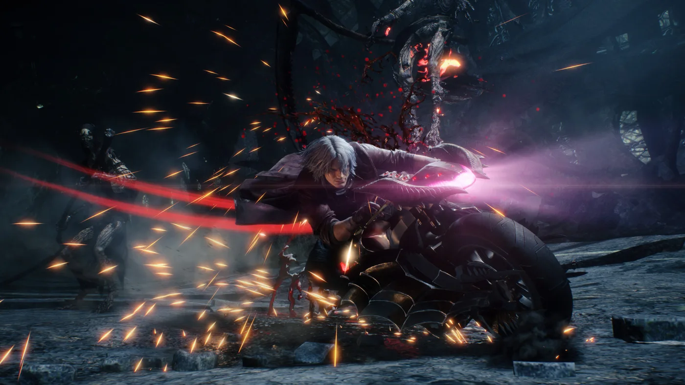 Devil May Cry 5 場景演出與角色動作