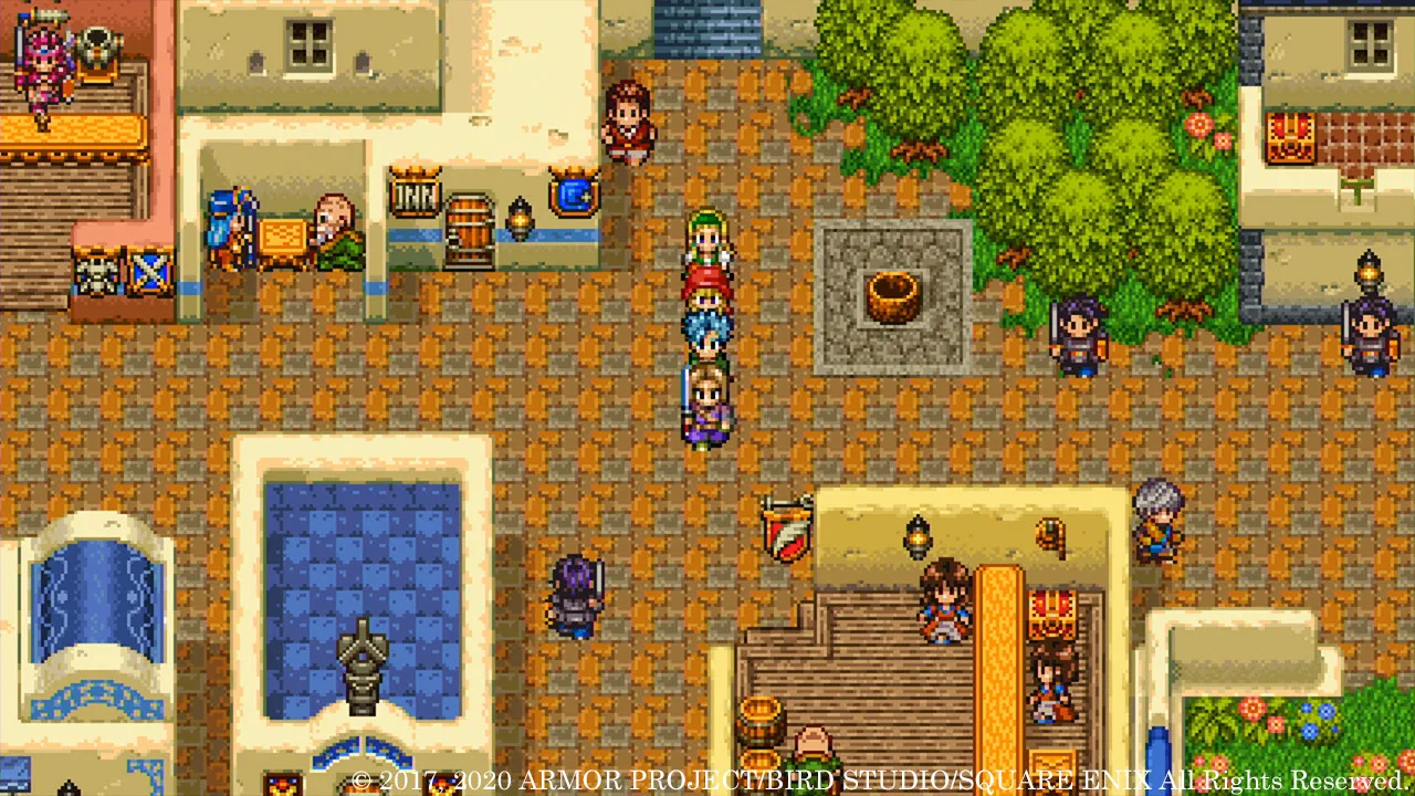 DRAGON QUEST XI S 隊伍角色與劇情場景