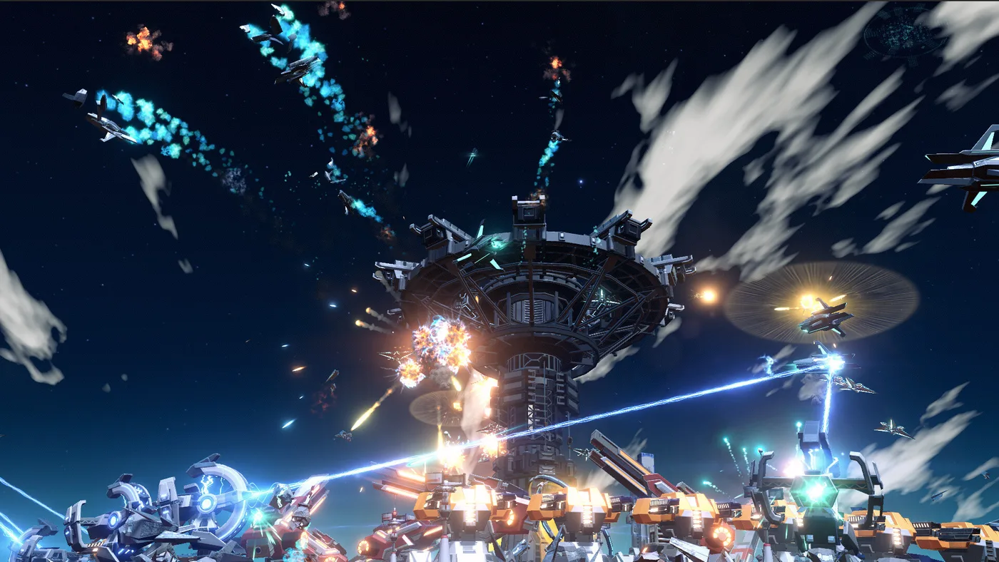 Dyson Sphere Program 星球工廠畫面
