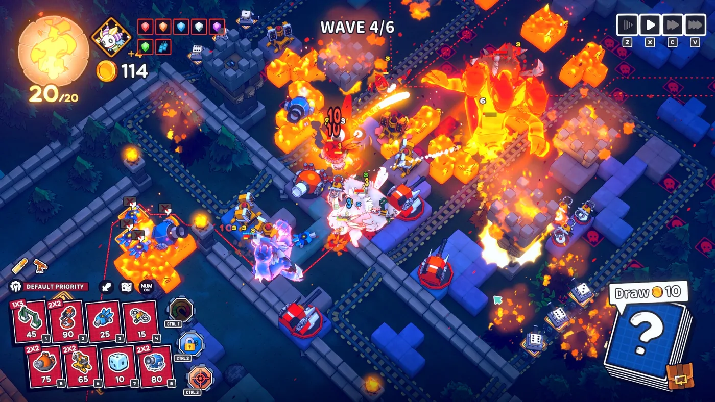 Emberward Steam 塔防買前整理：砌路、砌塔同 roguelite 節奏點樣玩 Steam 截圖 4