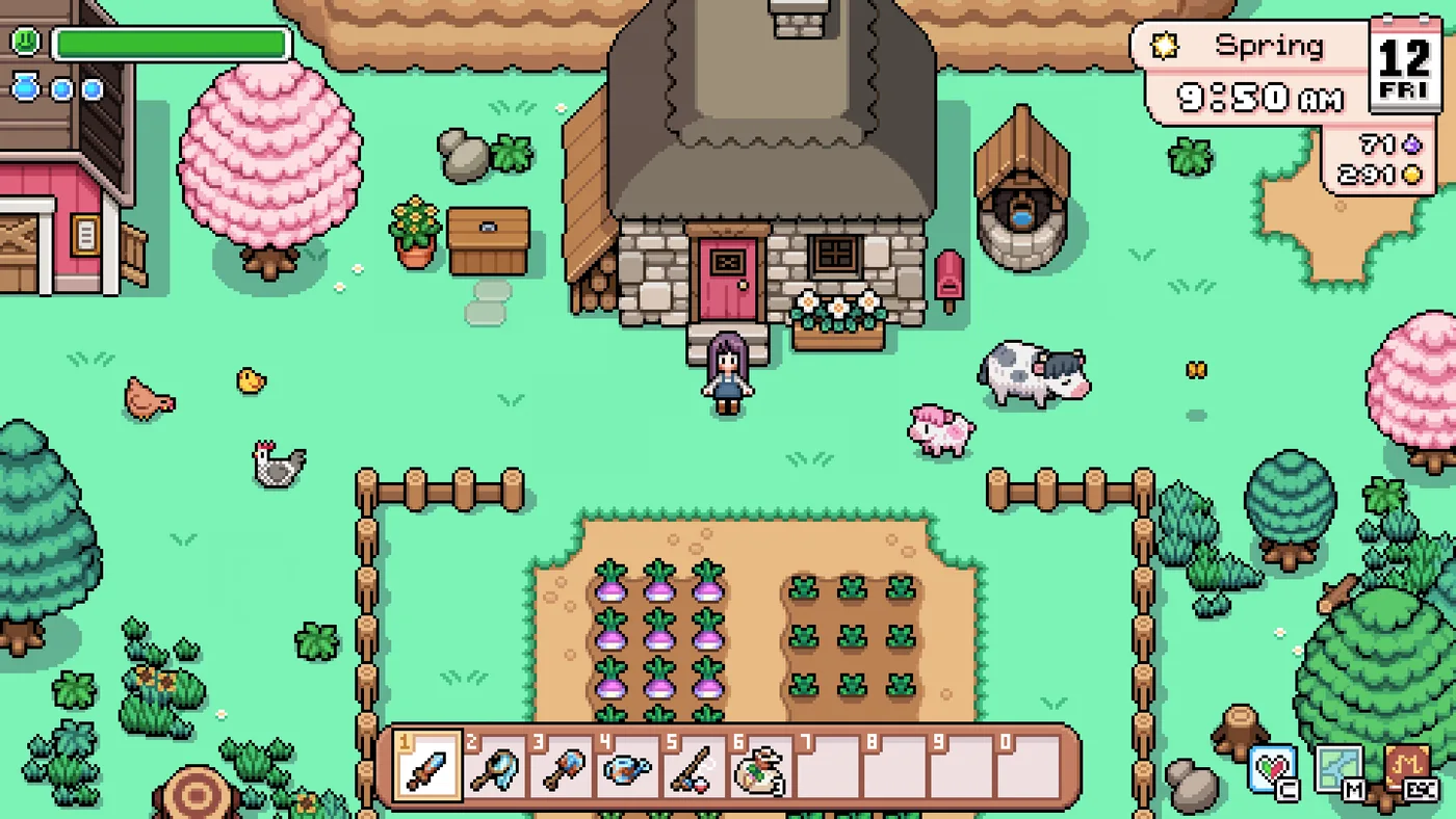 Fields of Mistria 農場場景