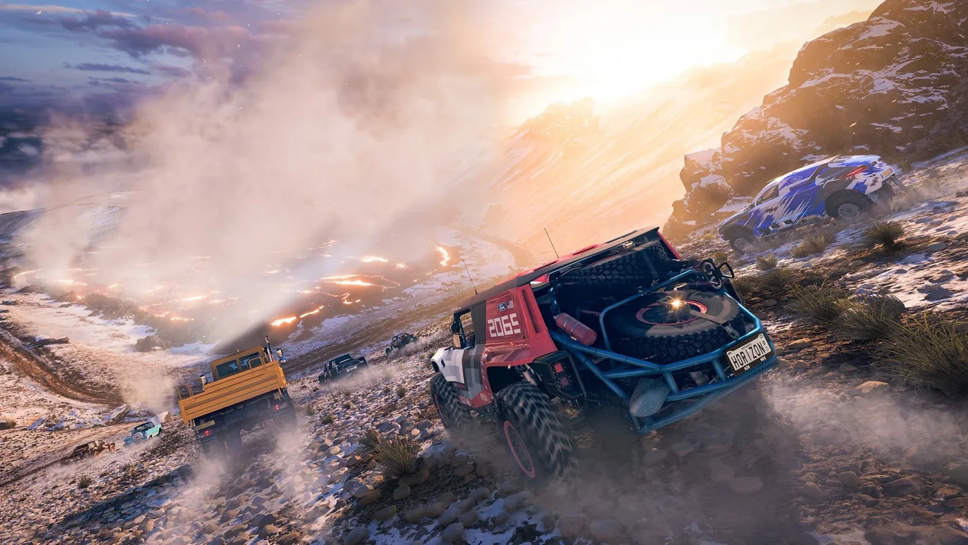 Forza Horizon 5 多地形競速畫面