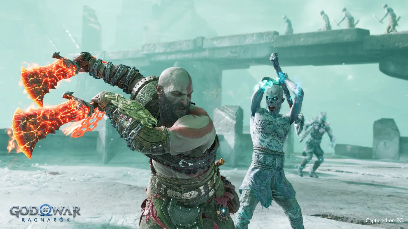 God of War Ragnarök 戰鬥畫面