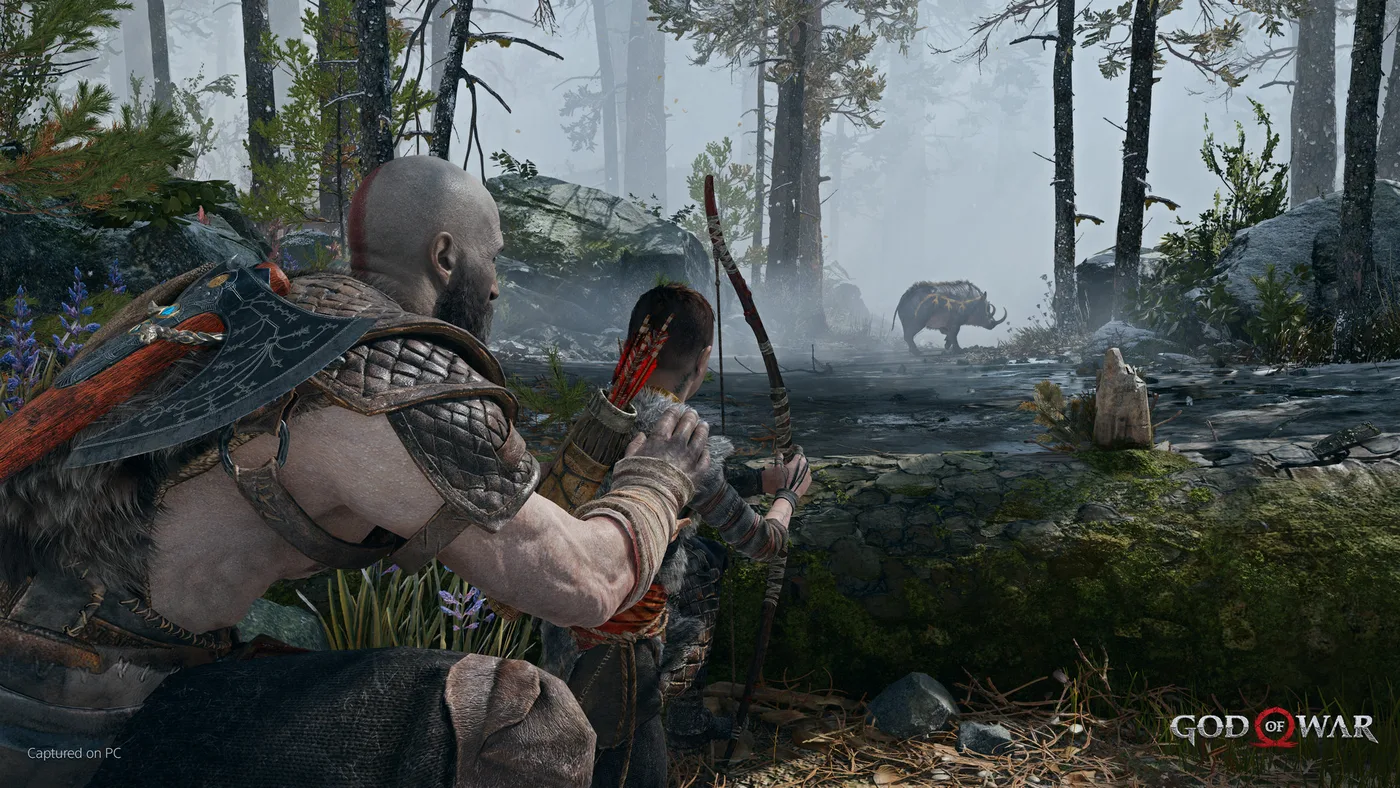 God of War 大型敵人與電影式構圖