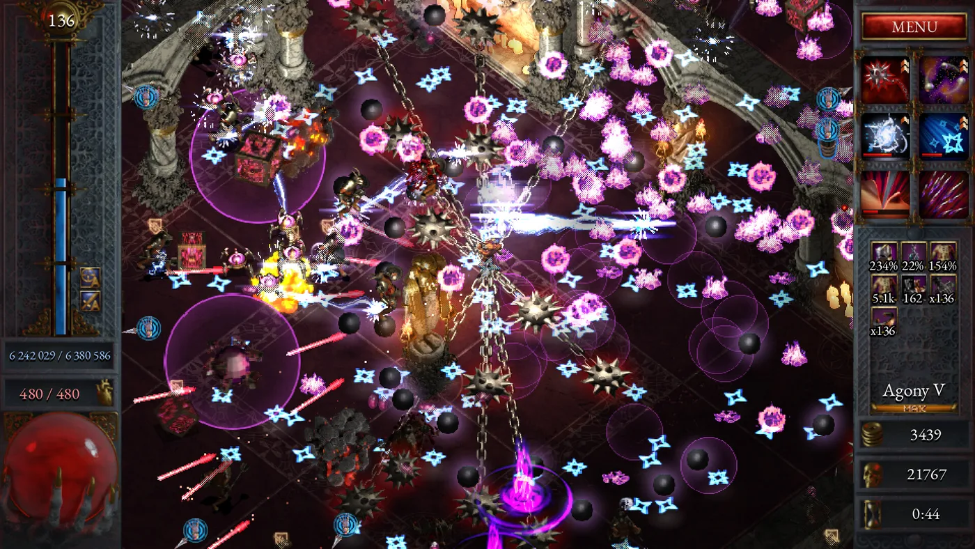 Halls of Torment 復古 ARPG 場景