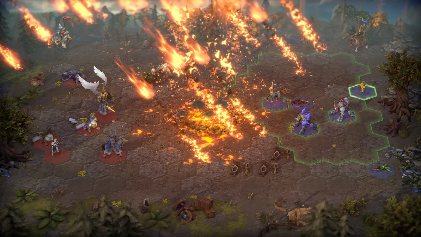 Heroes of Might and Magic: Olden Era 戰術單位與奇幻戰場