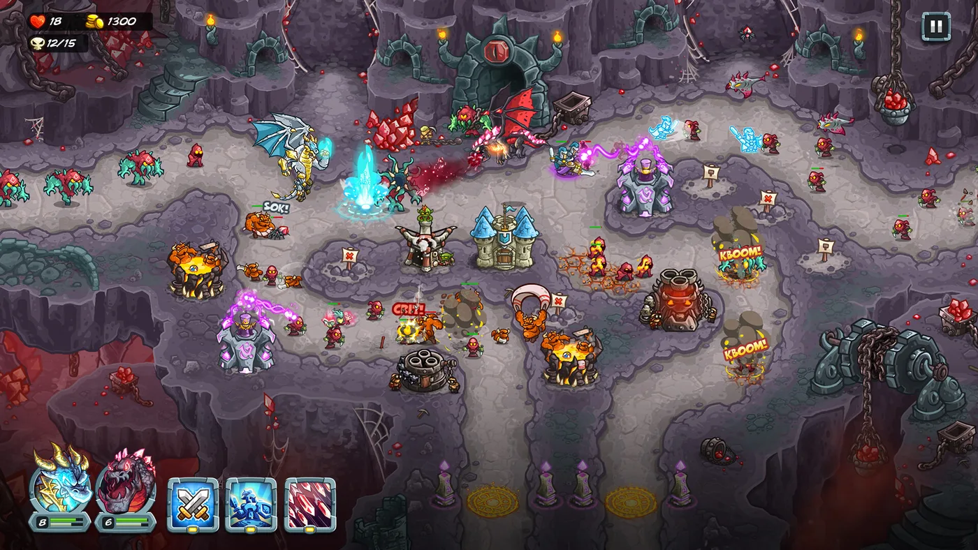 Kingdom Rush 5 關卡畫面