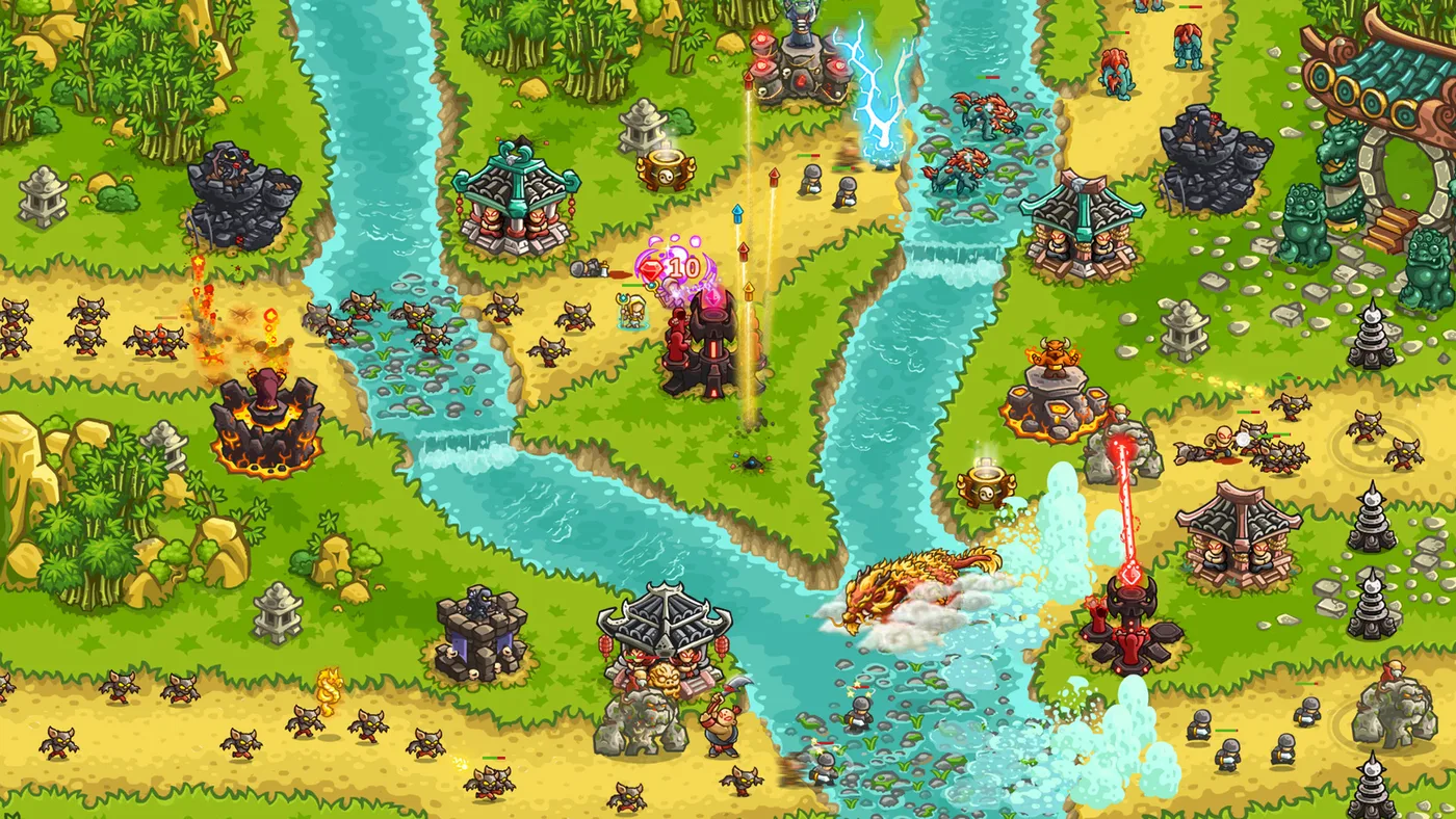 Kingdom Rush Vengeance 關卡路線
