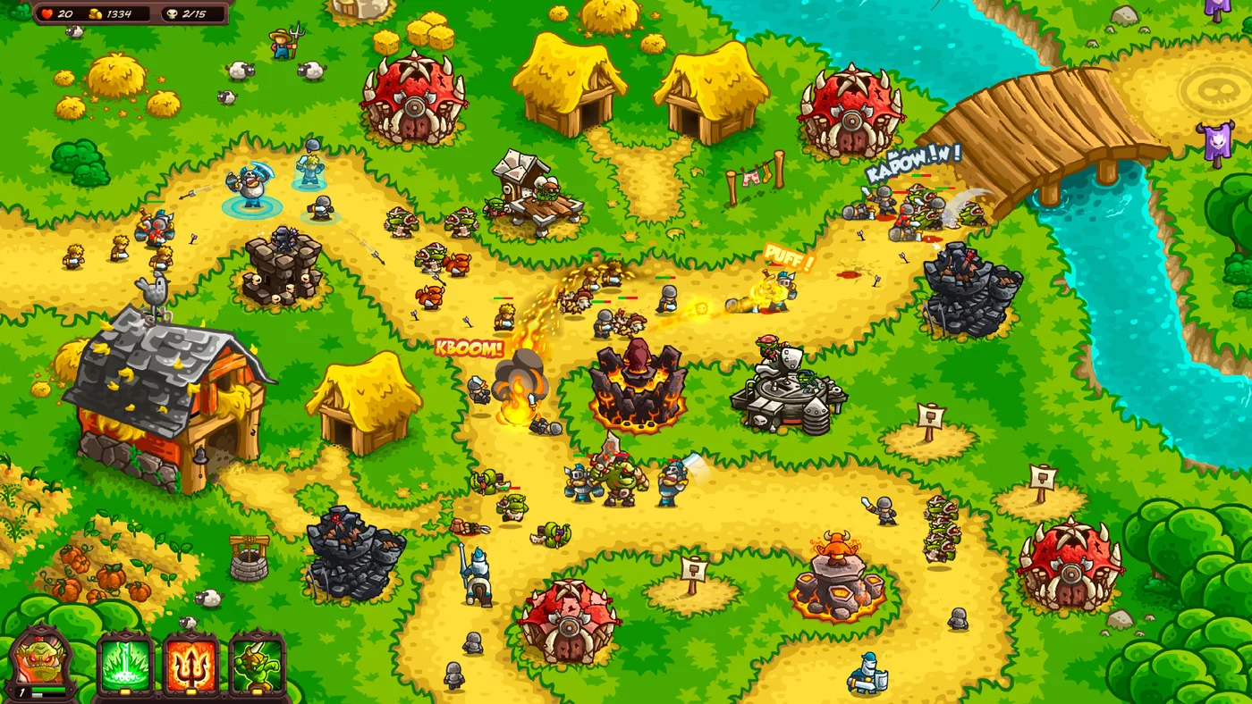 Kingdom Rush Vengeance 英雄與塔