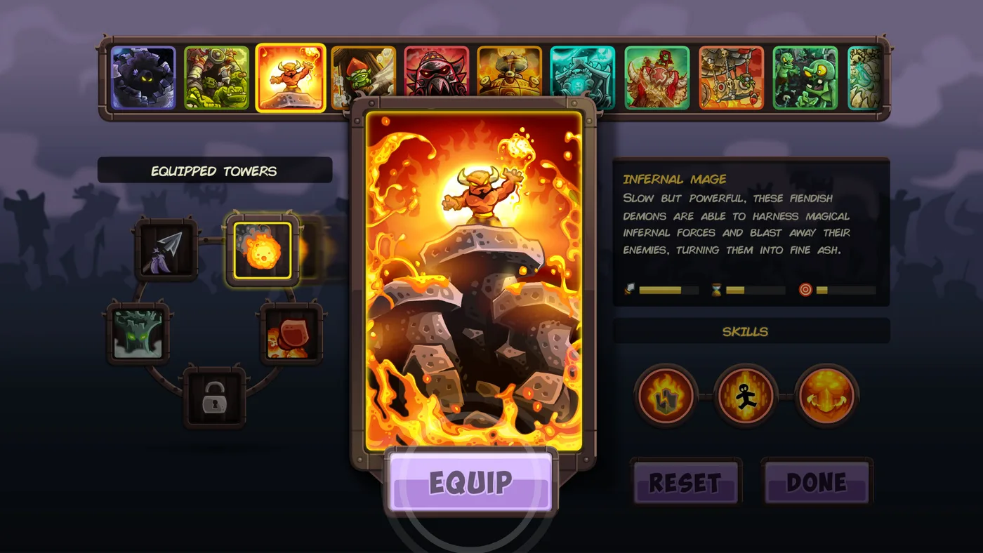 Kingdom Rush Vengeance 大量敵人