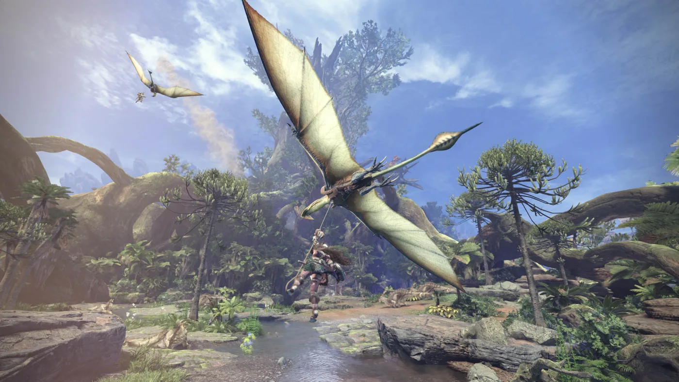 Monster Hunter World 森林場景與追蹤