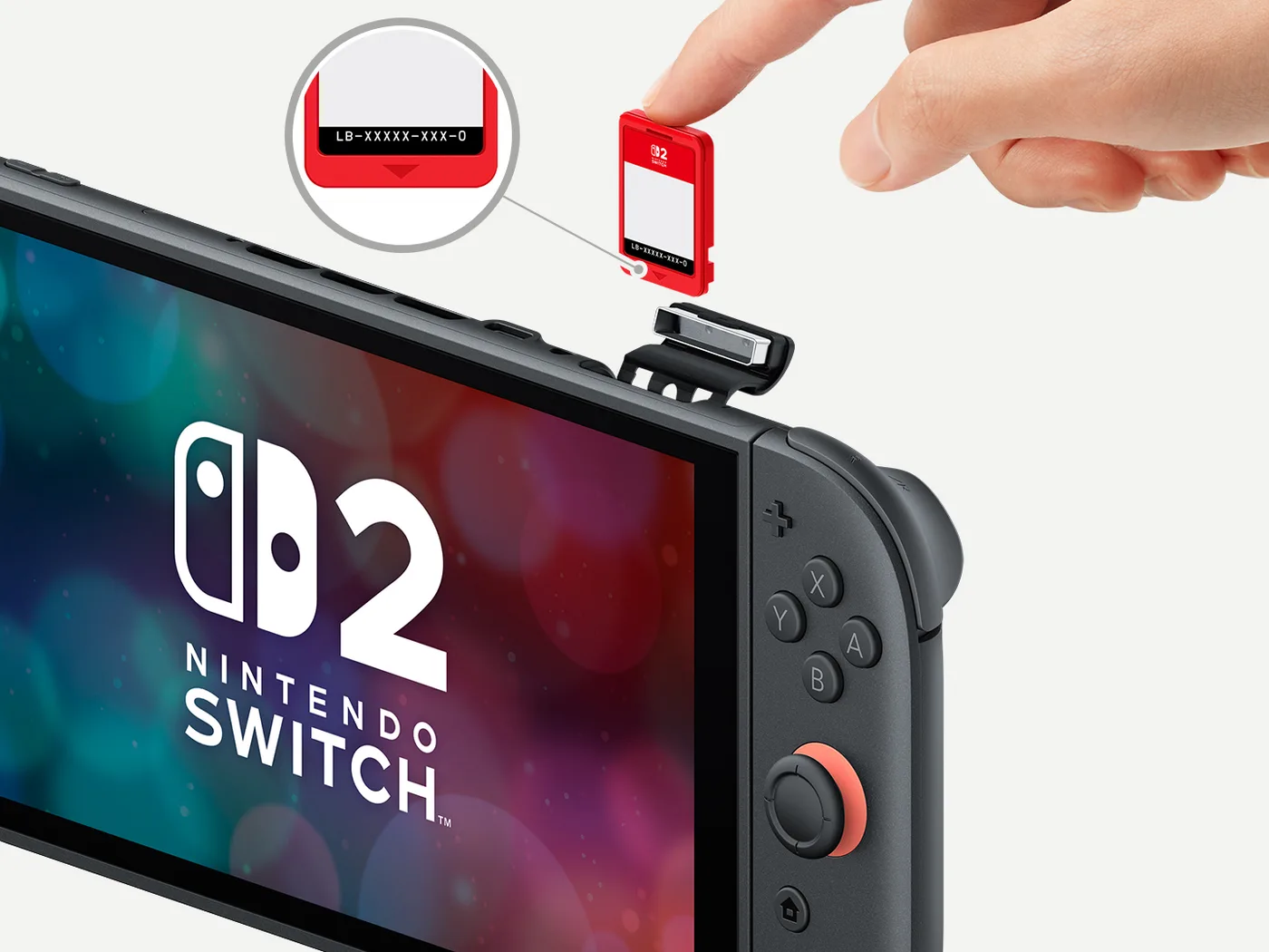 Nintendo Switch 2 Game-Key Card 包裝示意