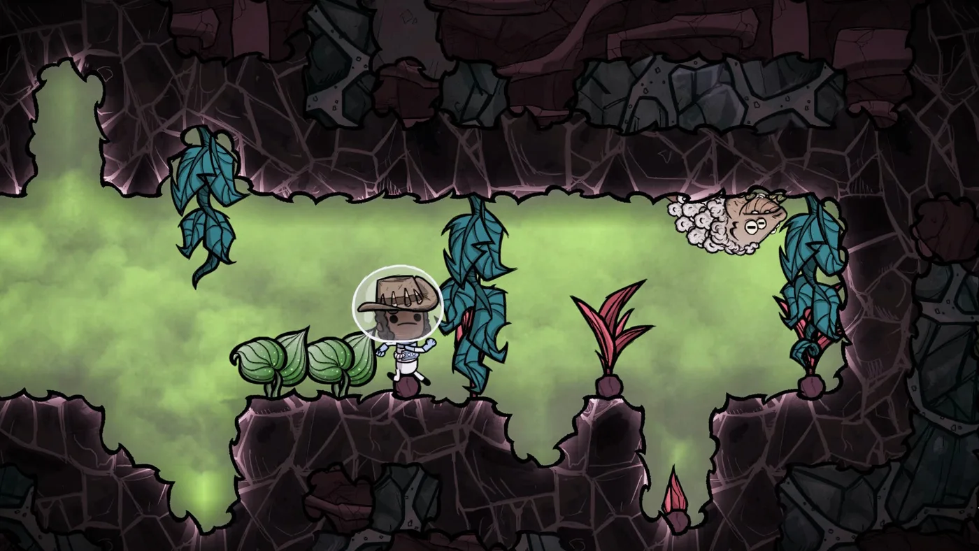 Oxygen Not Included 小人工作與基地擴張
