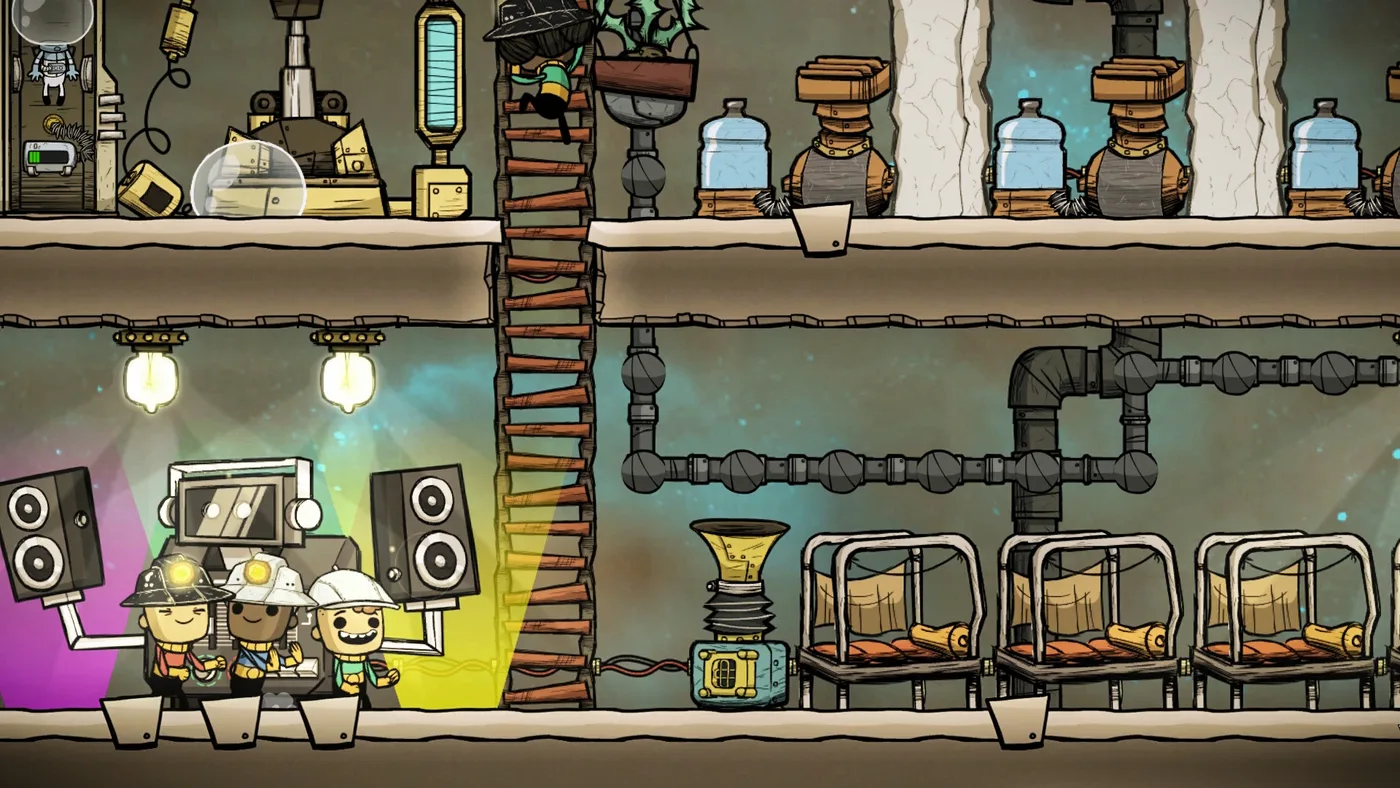 Oxygen Not Included 深層基地發展