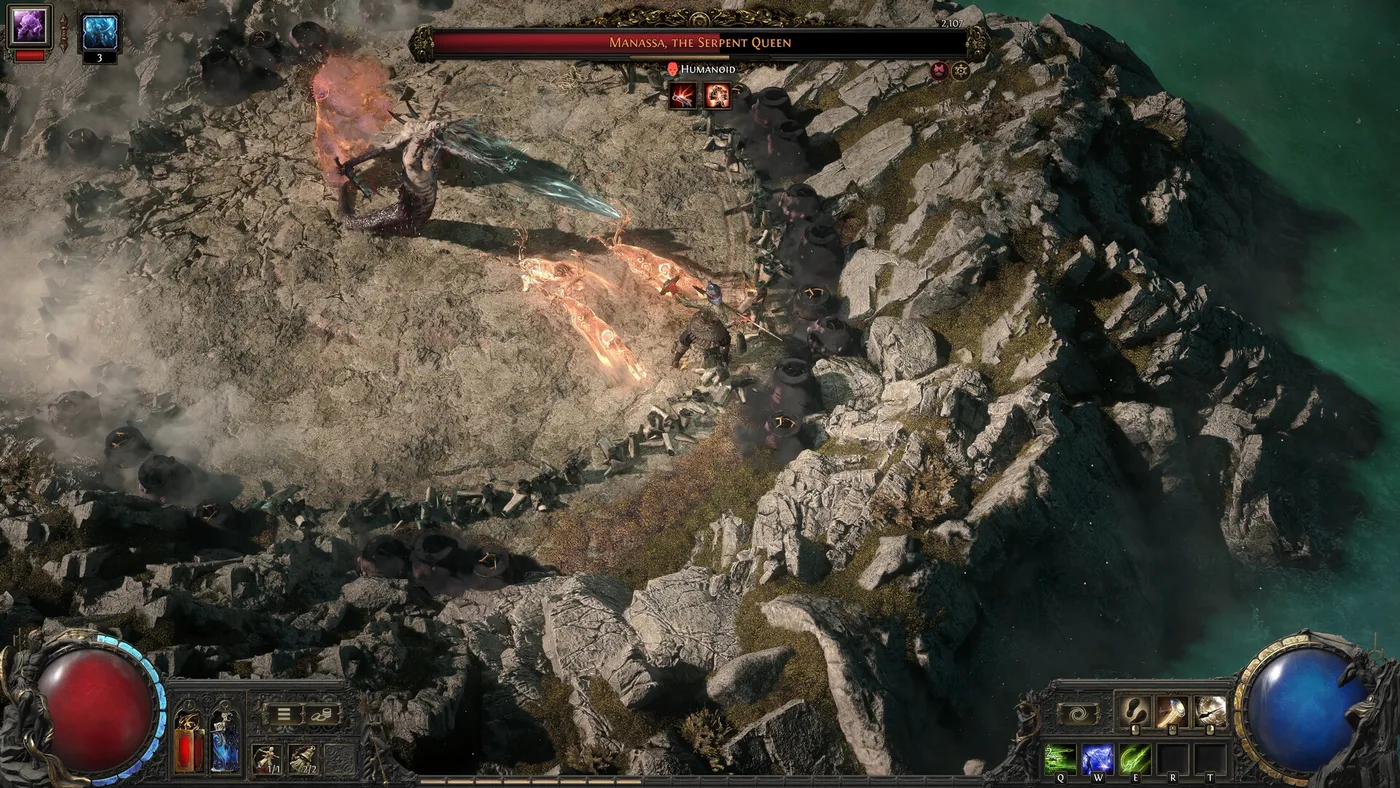 Path of Exile 2 Boss 畫面