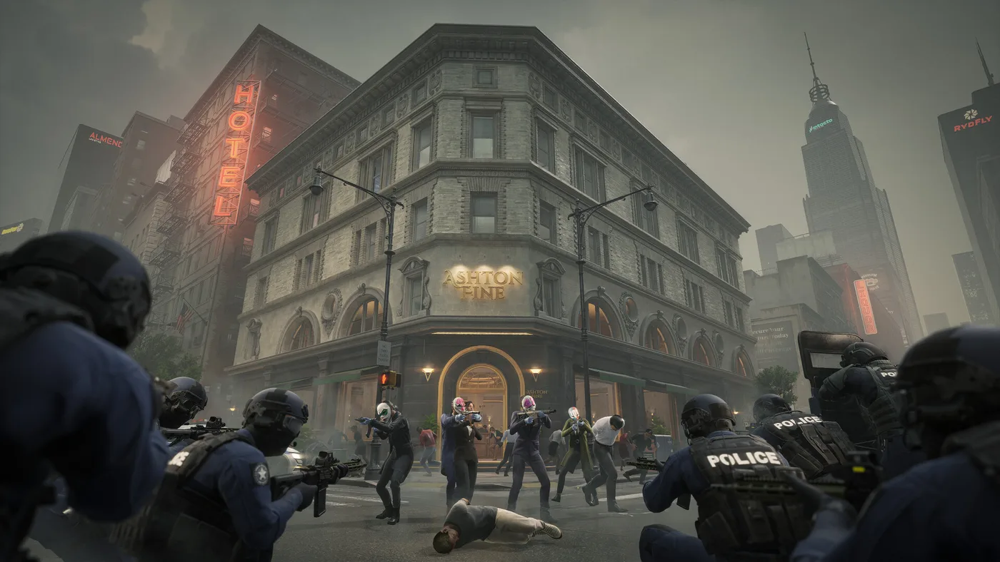 PAYDAY 3 室內行動畫面