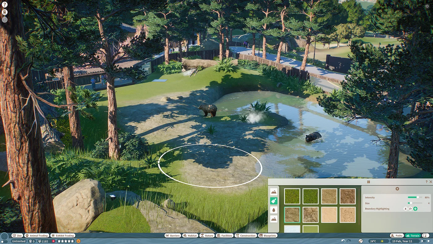 Planet Zoo 動物細節與園區管理