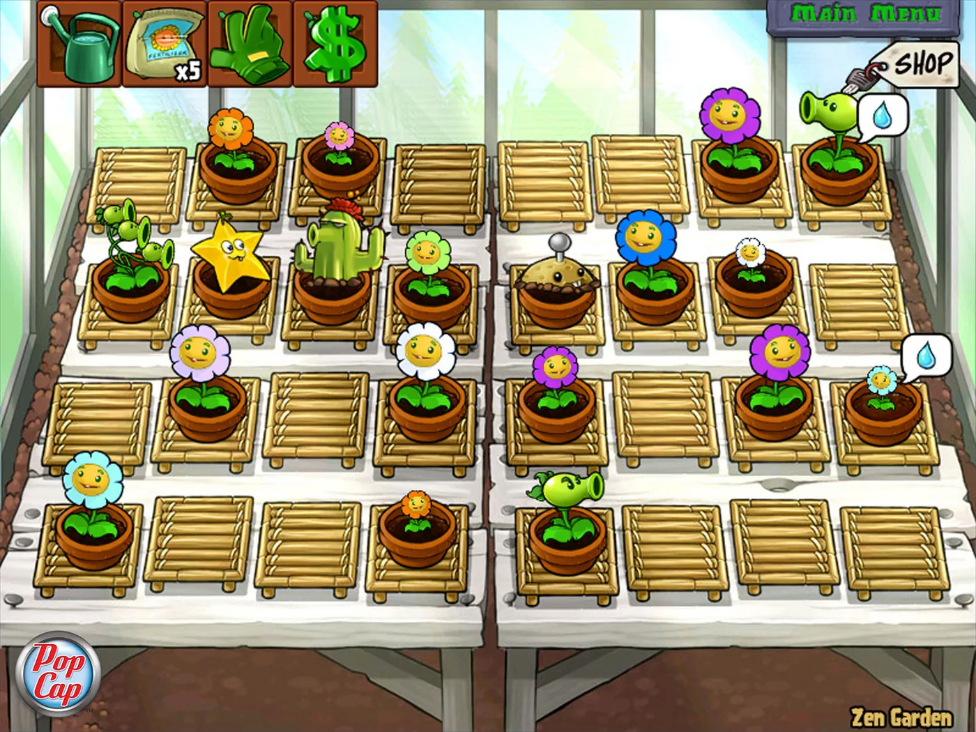 Plants vs. Zombies 小遊戲和經典介面
