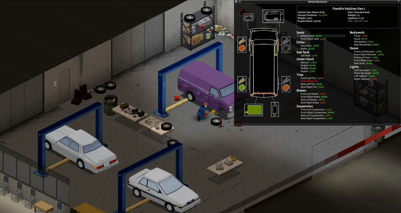 Project Zomboid 生存截圖