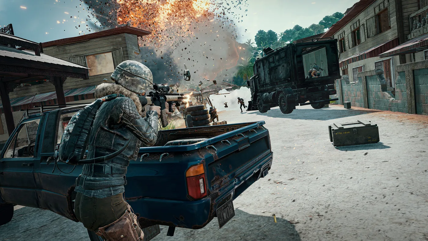 PUBG 槍戰畫面