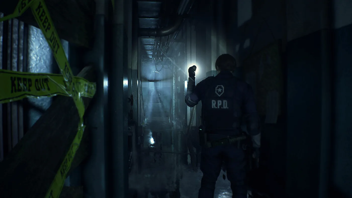 Resident Evil 2 Leon 探索與槍械戰鬥