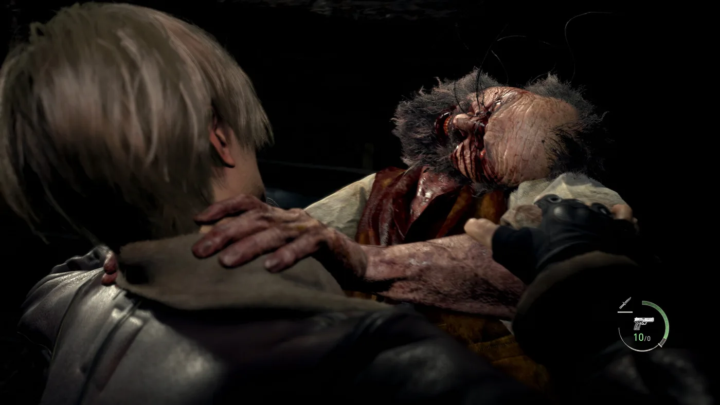 Resident Evil 4 戰鬥畫面