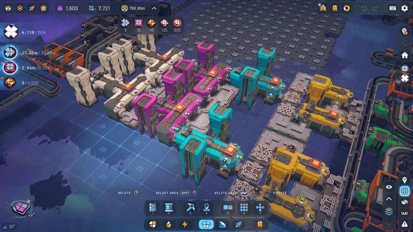 shapez 2 Steam 自動化買前整理：沒有敵人的工廠 game 反而更上癮 Steam 截圖 3