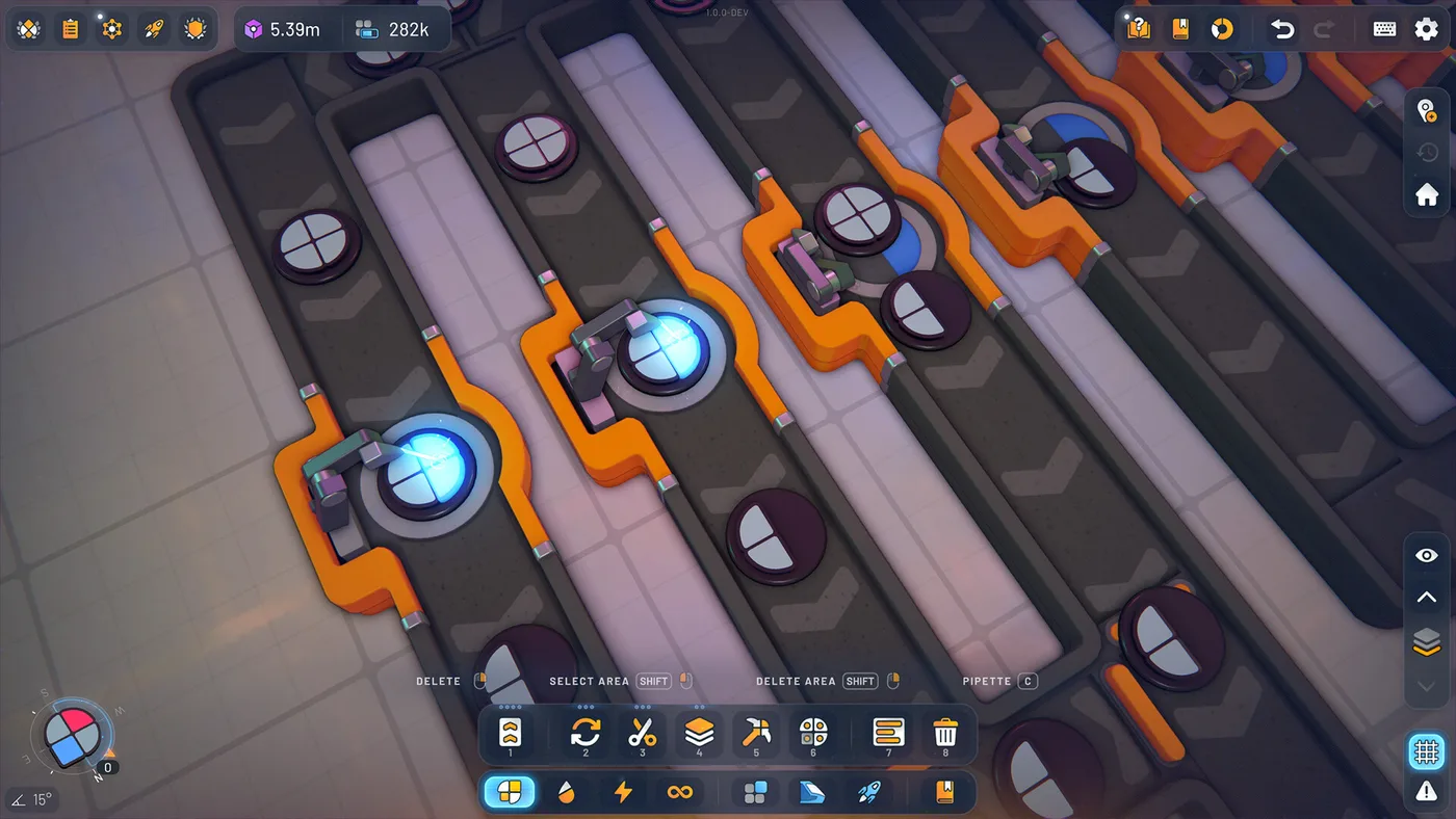 shapez 2 Steam 自動化買前整理：沒有敵人的工廠 game 反而更上癮 Steam 截圖 4