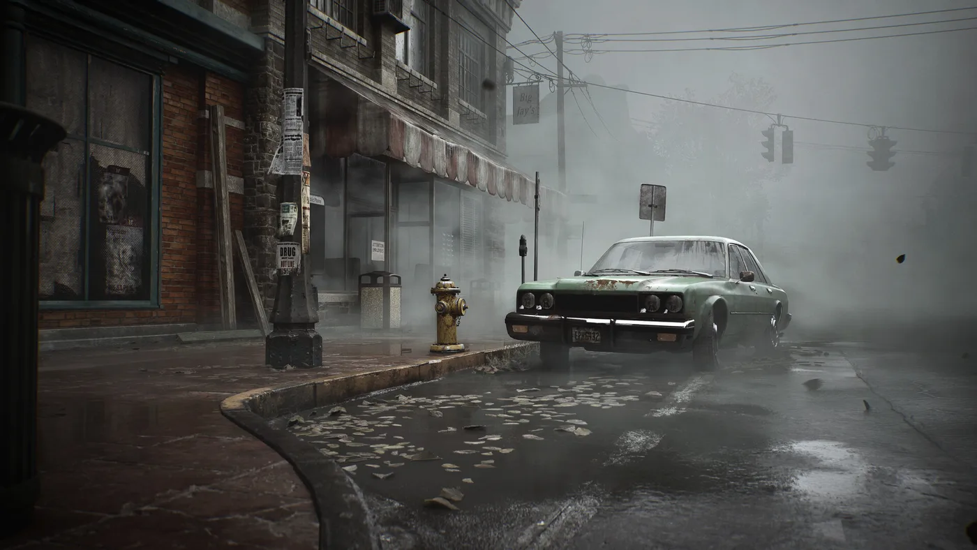 SILENT HILL 2 室內探索與燈光畫面
