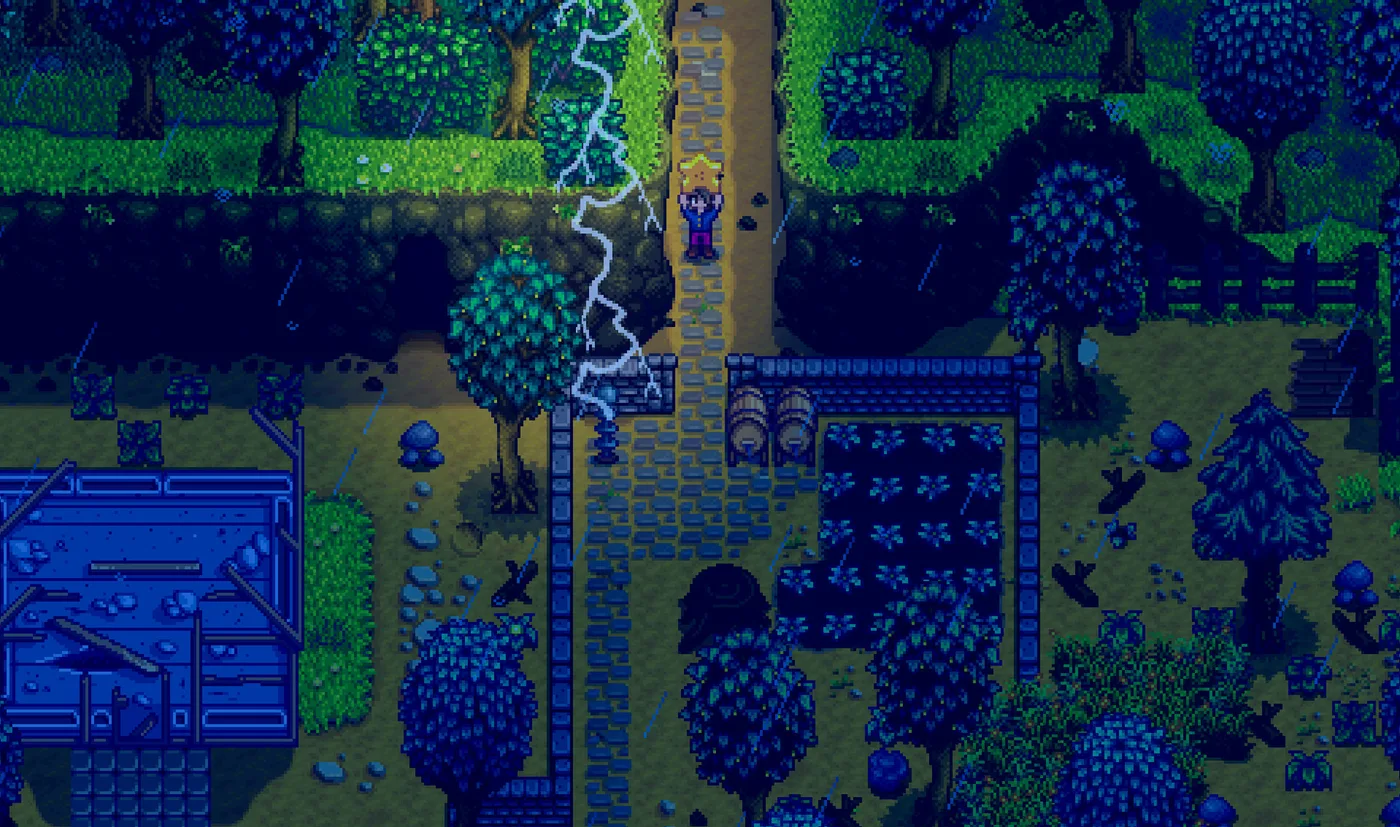 Stardew Valley 農作物與牧場
