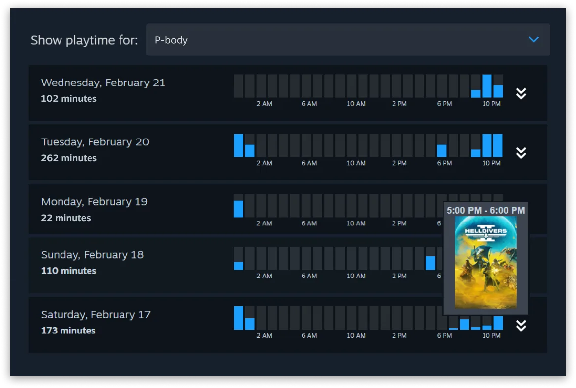 Steam Families 家長控制畫面