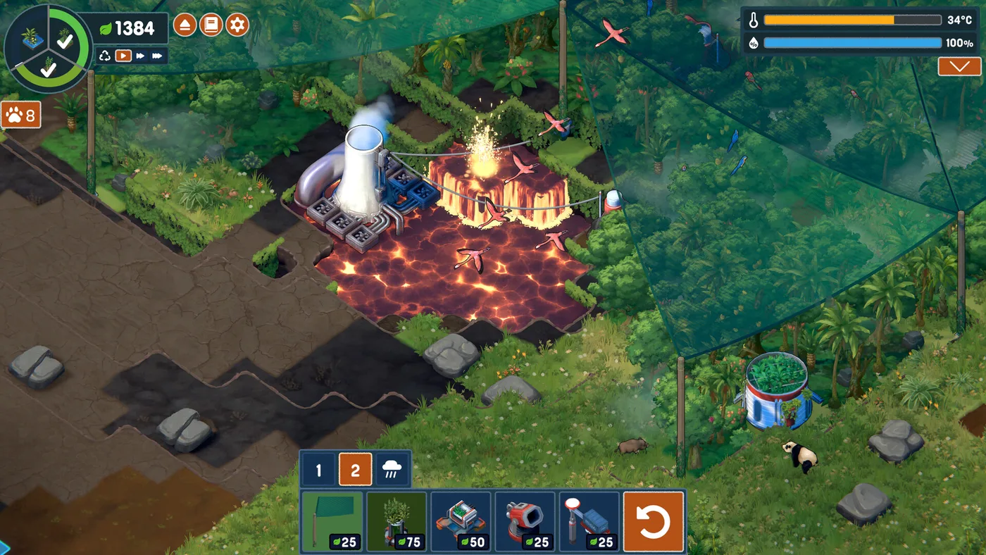 Terra Nil Steam 買前整理：把荒地變回自然的反城市建造 game Steam 截圖 1