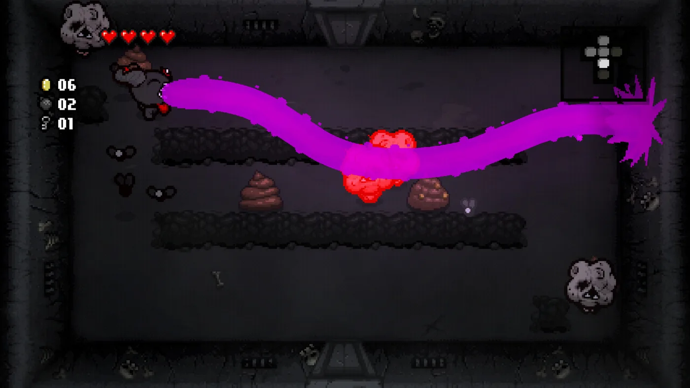 The Binding of Isaac Rebirth 道具組合與敵人