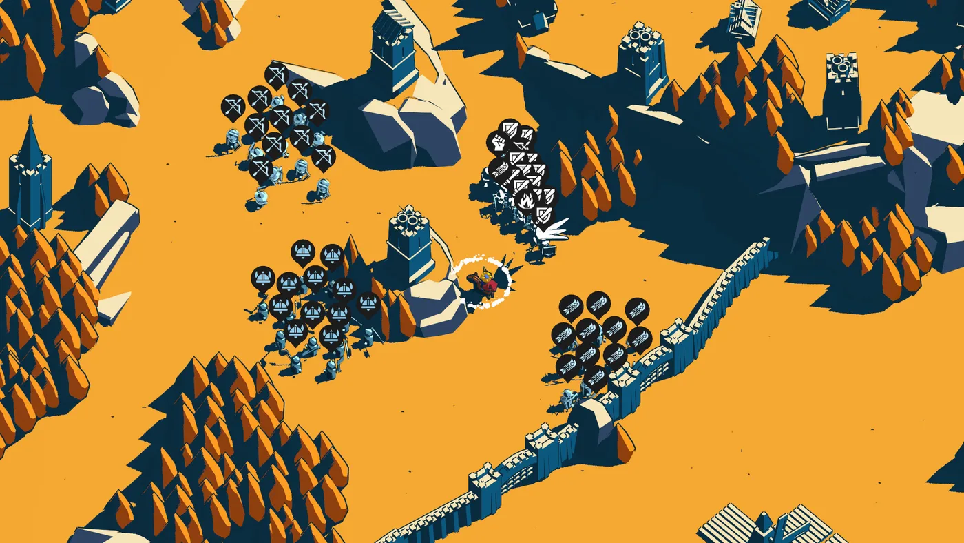 Thronefall 防守完成畫面