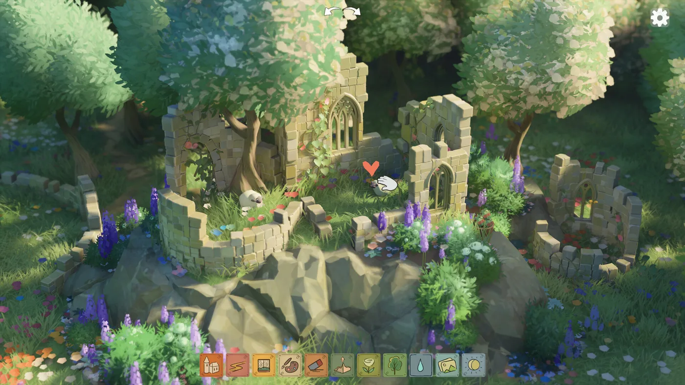Tiny Glade Steam 休閒整理：HK$95、Overwhelmingly Positive 同無壓力造景 遊戲畫面